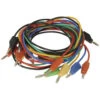 Banana Piggyback Probe Test Cables Lead Multicolor Pack