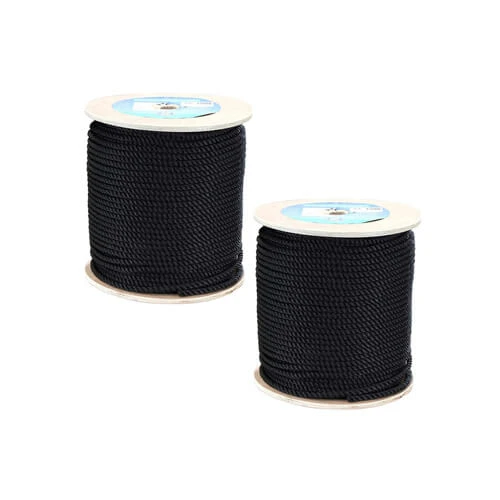 Polyester Black Rope 100m Roll 3 Polyester Black Rope 100m Roll - Image 3
