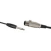 6.5mm Mono- Socket Plug Audio Lead (XLR/3P 6M)