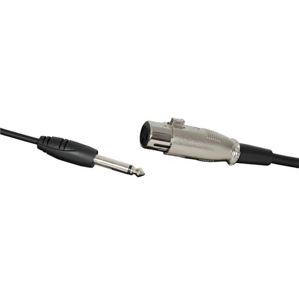 6.5mm Mono- Socket Plug Audio Lead (XLR/3P 6M) 1 6.5mm Mono- Socket Plug Audio Lead (XLR/3P 6M)