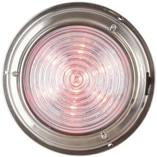 Dome Type LED Light & Switch (140mm SS White & Red) 3 Dome Type LED Light & Switch (140mm SS White & Red) - Image 3