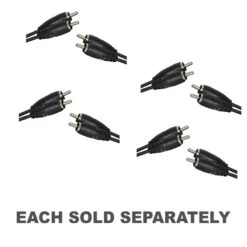 2 X RCA Plugs To 2 X RCA Plugs Audio Cable
