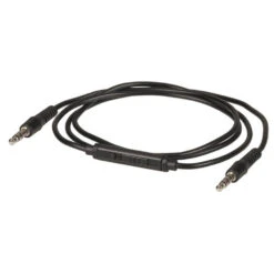 3.5mm Plug To Plug Cable With Mic And Volume Control (1m)