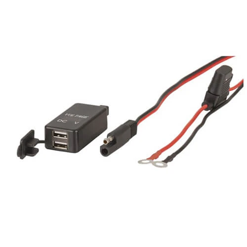 Dual USB Port Charger With Voltage Display (12/24VDC) 2 Dual USB Port Charger With Voltage Display (12/24VDC) - Image 2