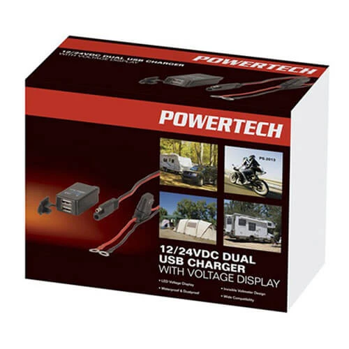 Dual USB Port Charger With Voltage Display (12/24VDC) 3 Dual USB Port Charger With Voltage Display (12/24VDC) - Image 3