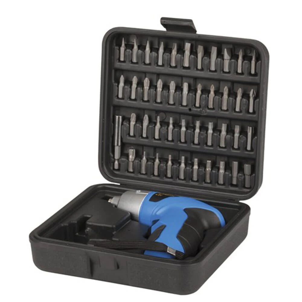 42 Piece Cordless Screwdriver Set (4.5V) 1 42 Piece Cordless Screwdriver Set (4.5V)