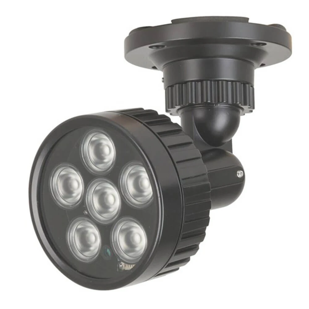 6 LED Long Range Infrared Spotlight (IR 50m 12VDC) 1 6 LED Long Range Infrared Spotlight (IR 50m 12VDC)