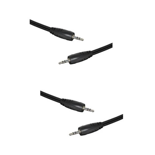 Audio Lead 3.5mm Stereo Plug To Plug 2 Audio Lead 3.5mm Stereo Plug To Plug - Image 2