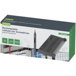 Protech Rechargeable Lithium-Ion Screwdriver W/ 55 Bits Set -Latestbuy tb2srl01 500c