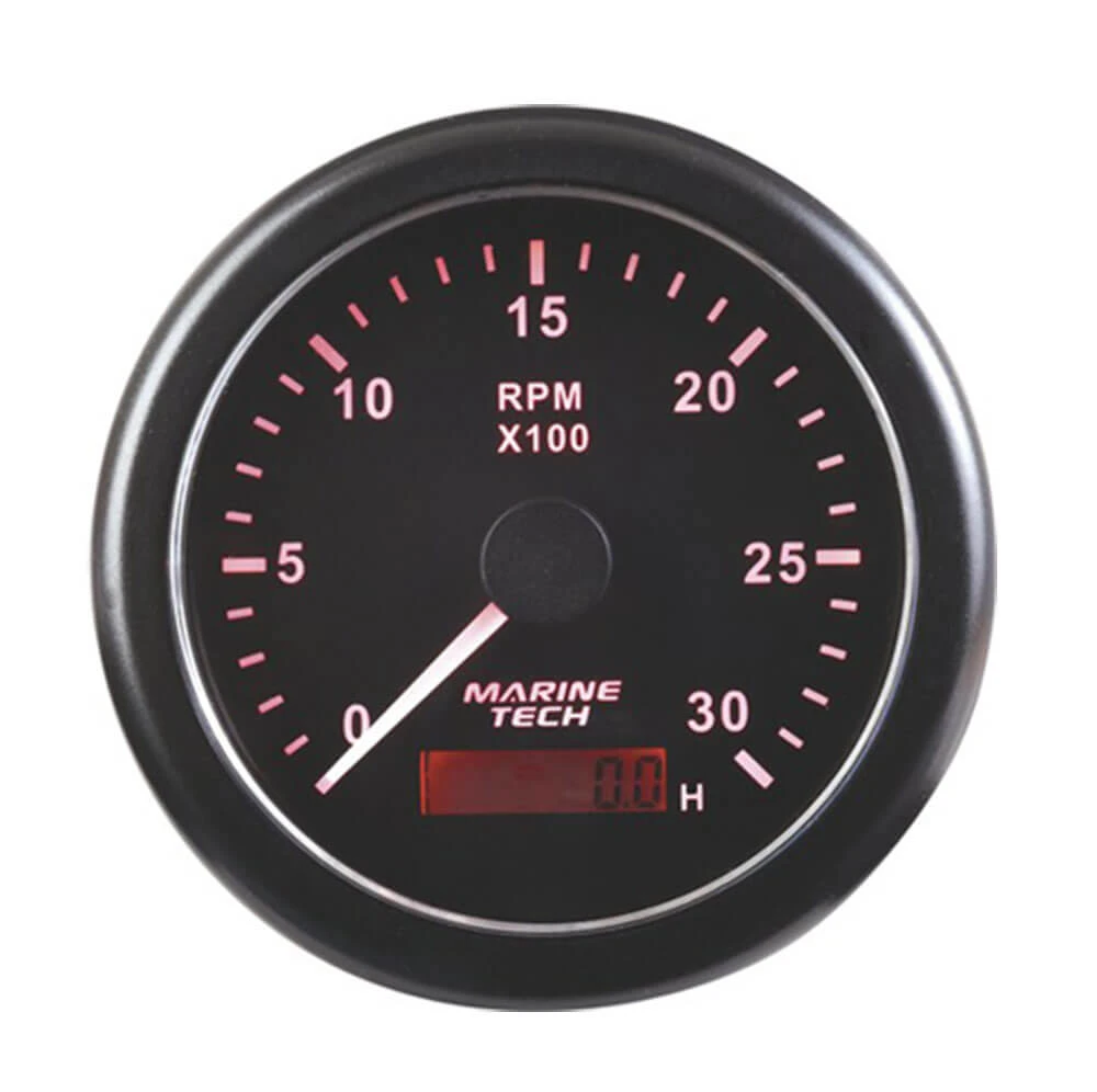 Tachometer (0-3000 RPM Black) 1 Tachometer (0-3000 RPM Black)
