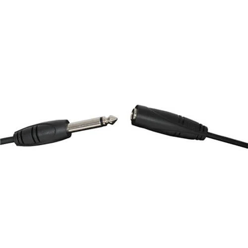 6.5mm Mono Plug To 6.5mm Mono Socket Audio Cable (Female 5m) 2 6.5mm Mono Plug To 6.5mm Mono Socket Audio Cable (Female 5m) - Image 2