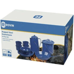 15 Piece Set Campfire Steel Enamelware -Latestbuy tb2ucx01 500c