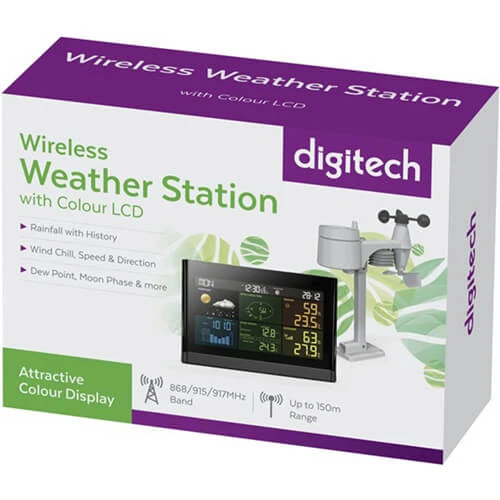 Digital 5 In 1 Wireless Weather Station Color Display 2 Digital 5 In 1 Wireless Weather Station Color Display - Image 2