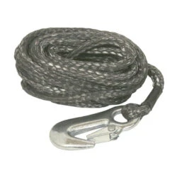 Synthetic Winch Rope With Snap Hook (7mm X 7m)