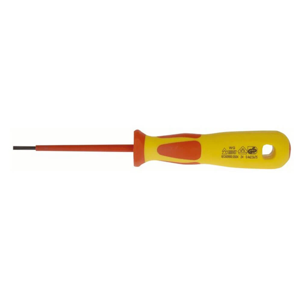 Ergonomic Flat Blade 2.5x75mm Screwdriver 1 Ergonomic Flat Blade 2.5x75mm Screwdriver