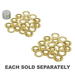 Canopy Eyelet Kit Brass 10 Pack