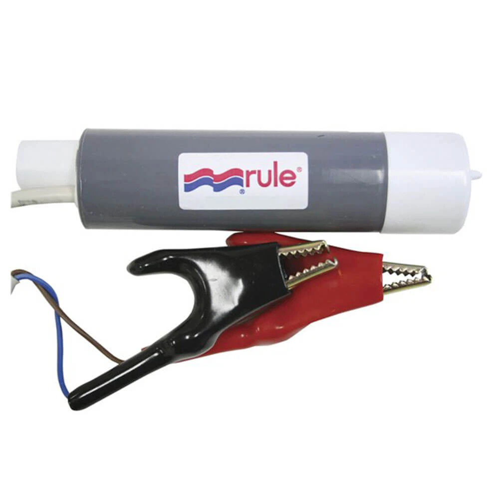 Rule Il500P 12V Grey Inline Pump 32L Per Minute 1 Rule Il500P 12V Grey Inline Pump 32L Per Minute