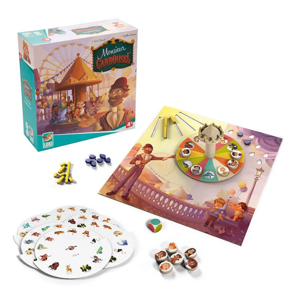 Monsieur Carrousel Board Game 1 Monsieur Carrousel Board Game