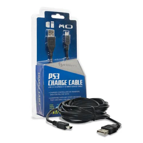 PS3/ PSP/ PC Hyperkin USB Charge Cable (10Ft) 2 PS3/ PSP/ PC Hyperkin USB Charge Cable (10Ft) - Image 2