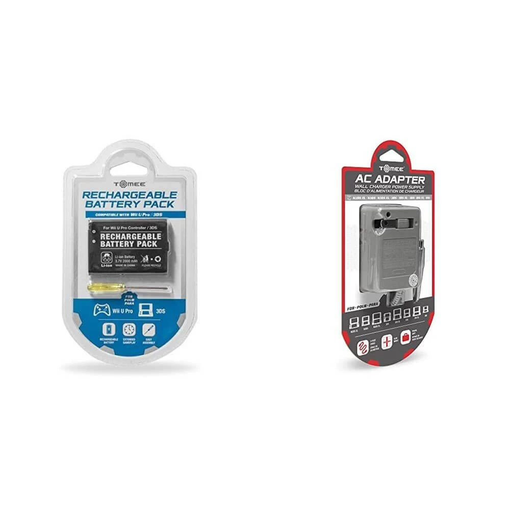 3DS & WiiU Pro Controller Tomee Rechargeable Battery Pack 1 3DS & WiiU Pro Controller Tomee Rechargeable Battery Pack