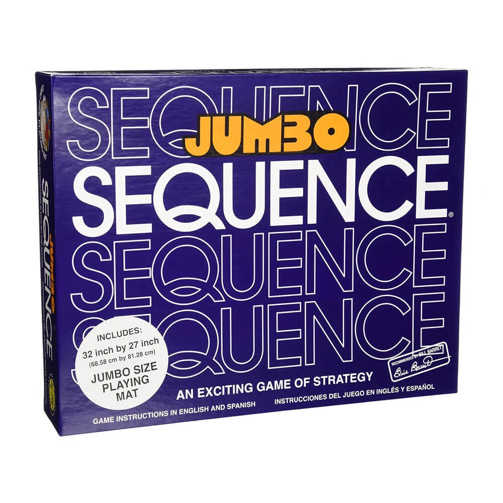 Sequence Jumbo Box Edition Board Game 1 Sequence Jumbo Box Edition Board Game