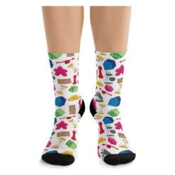 Pixel Game Socks (Box Of 10 Pairs)