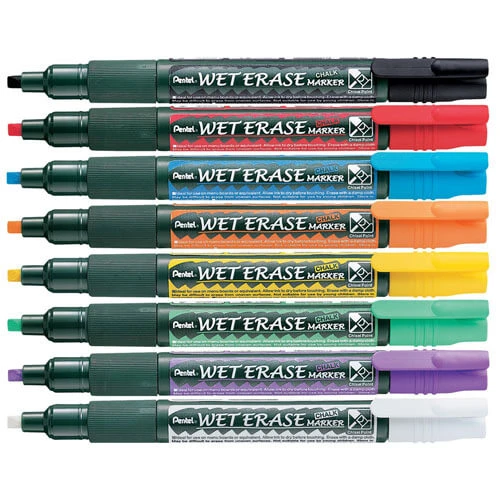 Pentel Liquid Chalk Wet Erase Marker Assorted 12pk 3 Pentel Liquid Chalk Wet Erase Marker Assorted 12pk - Image 3