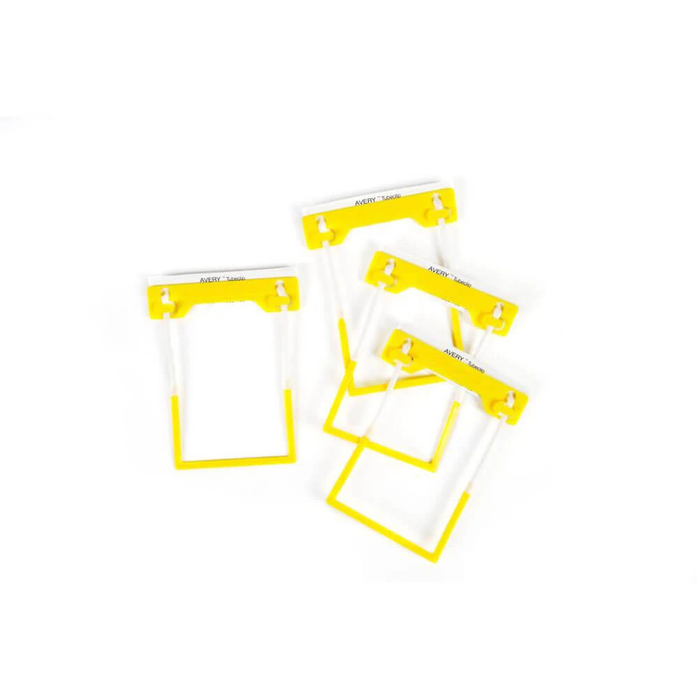 Arnos Tubeclip File Fastener Yellow (500pk) 1 Arnos Tubeclip File Fastener Yellow (500pk)