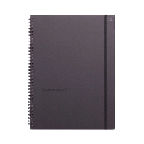 Whitelines Spiral Notebook A4 Black 160 Page 3 Whitelines Spiral Notebook A4 Black 160 Page - Image 3