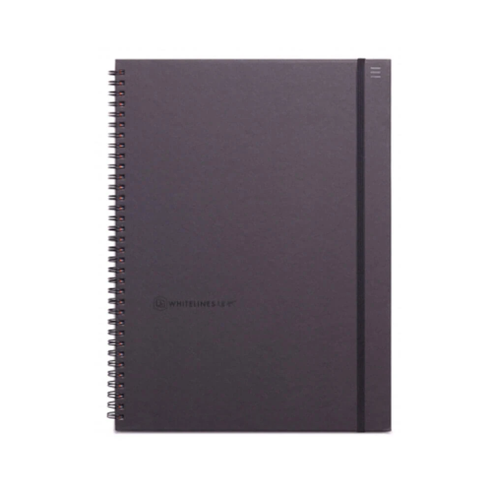 Whitelines Spiral Notebook A4 Black 160 Page 4 Whitelines Spiral Notebook A4 Black 160 Page - Image 4