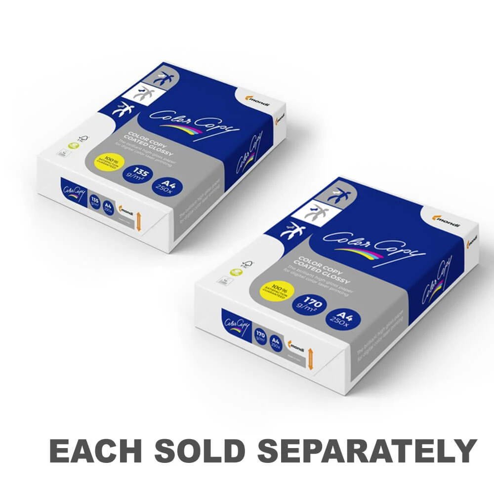 Color Copy Coated Paper White 250pk A4 1 Color Copy Coated Paper White 250pk A4