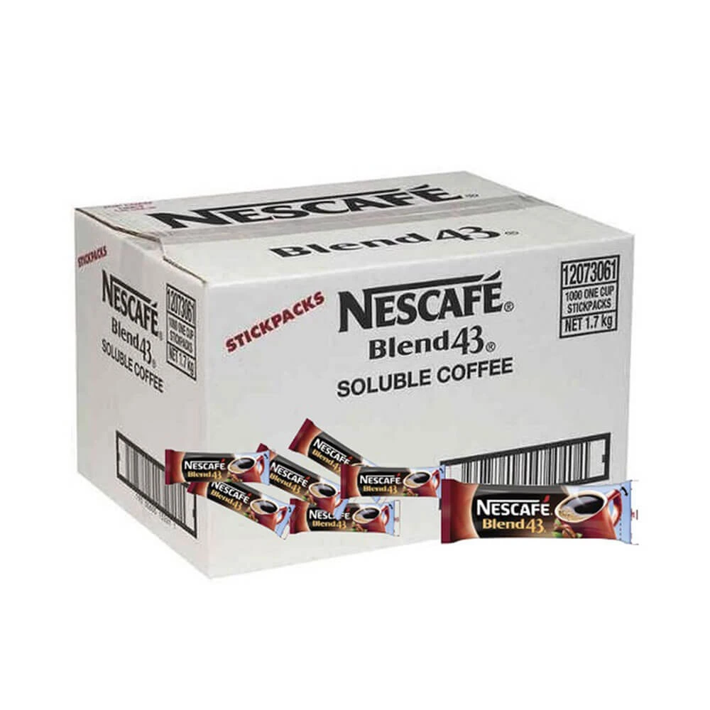 Nestle Nescafe Blend Coffee Stick Pack 1.7g (1000pcs) 1 Nestle Nescafe Blend Coffee Stick Pack 1.7g (1000pcs)
