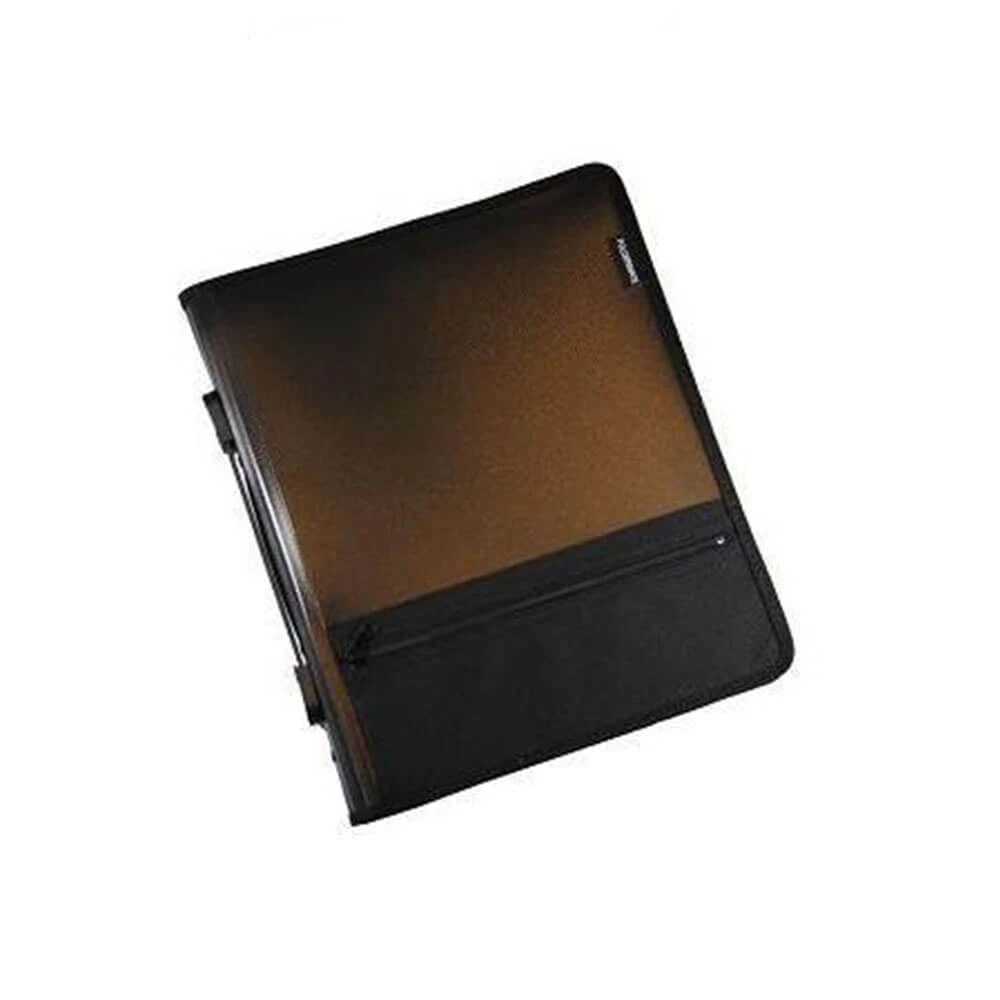 Foldermate Zippered Folio Binder 2 Ring 25mm A4 (Smoke) 1 Foldermate Zippered Folio Binder 2 Ring 25mm A4 (Smoke)