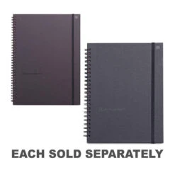 Whitelines Spiral Notebook A5 Black 160 Page