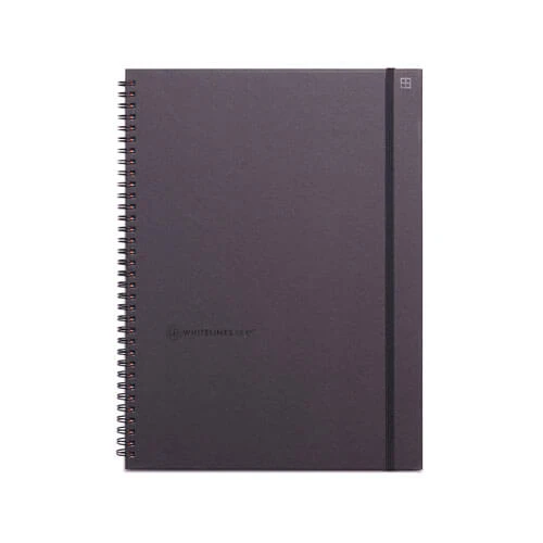 Whitelines Spiral Notebook A5 Black 160 Page 2 Whitelines Spiral Notebook A5 Black 160 Page - Image 2