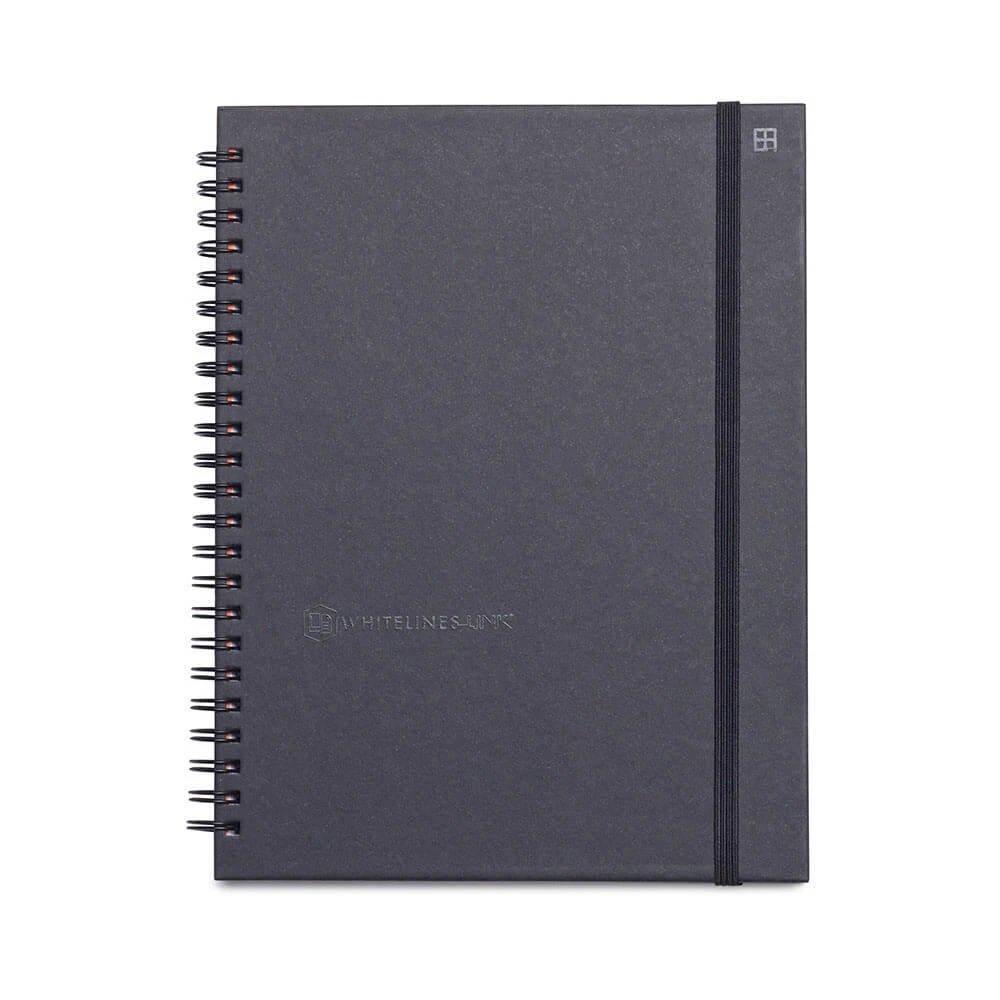 Whitelines Spiral Notebook A5 Black 160 Page 5 Whitelines Spiral Notebook A5 Black 160 Page - Image 5