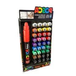 Posca Bold Marker 4.5mm Bullet Tip Assorted (36pcs)