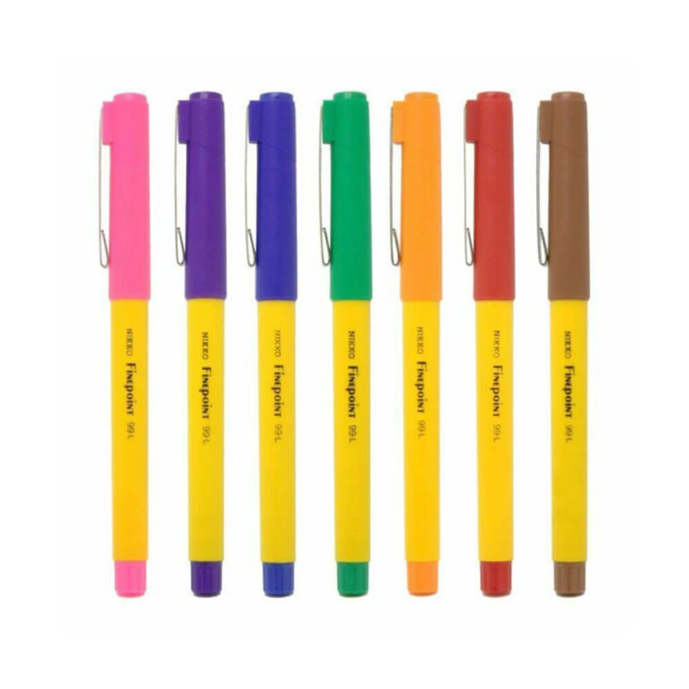 Nikko Fineline Pen 0.4mm Assorted (12pk) 1 Nikko Fineline Pen 0.4mm Assorted (12pk)