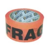 Sellotape Fragile Packaging Tape Roll Fluro Orange 48mmx66m
