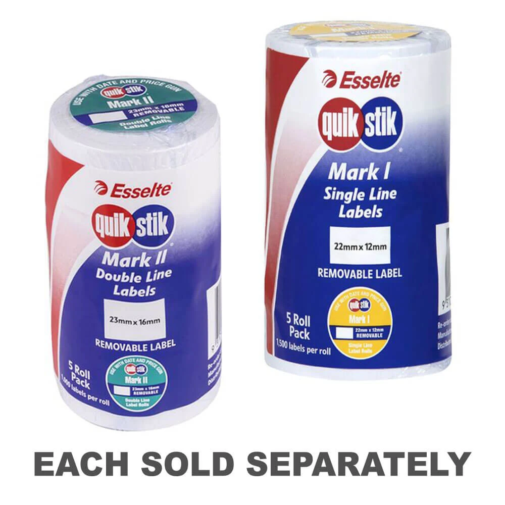 Quik Stik Mark Removable Label Plain (5pk) 1 Quik Stik Mark Removable Label Plain (5pk)