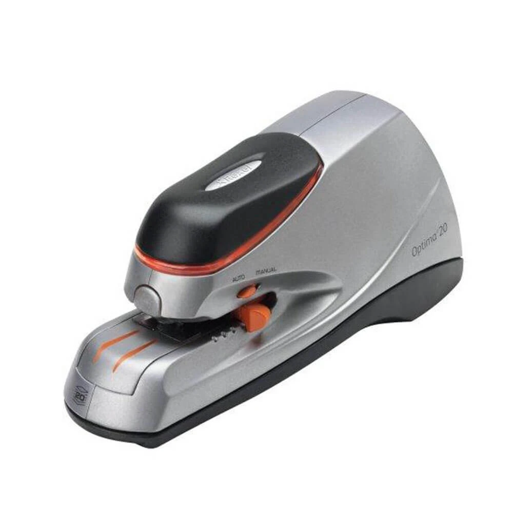 Optima 20 Electric Stapler (Silver/Black) 1 Optima 20 Electric Stapler (Silver/Black)