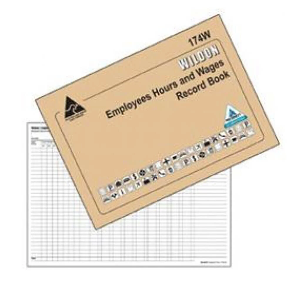 Wildon Hours & Wages Book 1 Wildon Hours & Wages Book