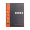 Whitelines Spiral 4 Subject Notebook A4 Black (240 Pages)