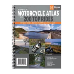 Hema Australian Motorcycle Atlas With 200 Top Rides