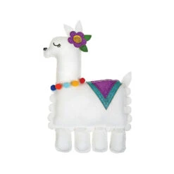 My Studio Girl Glitterati Pillow Llama Craft Kit