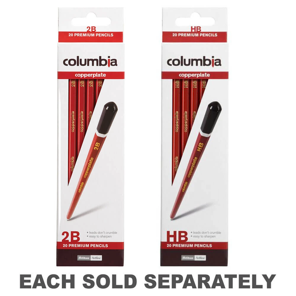 Columbia Copperplate Lead Pencil 20pk 1 Columbia Copperplate Lead Pencil 20pk