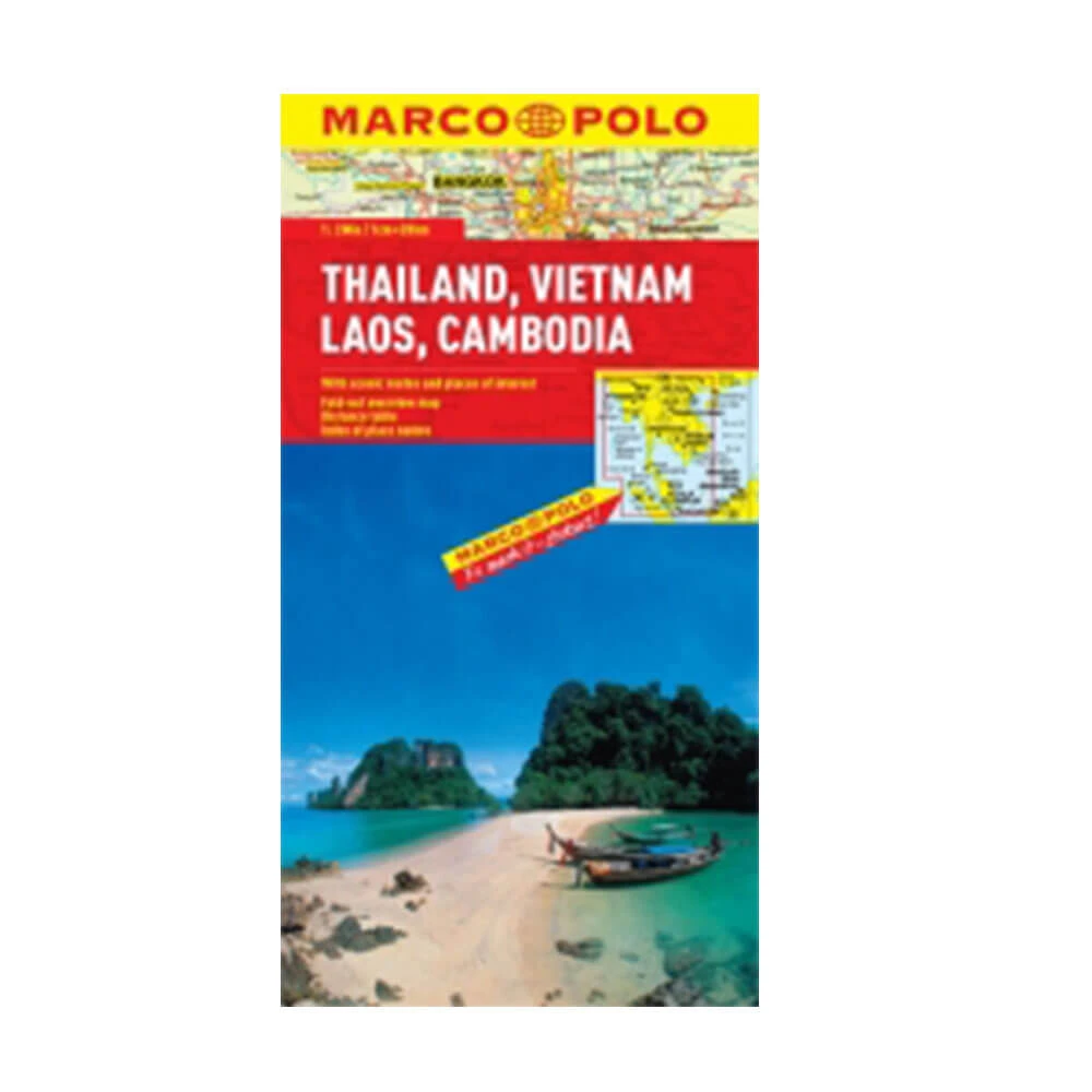 Marco Polo Thailand Vietnam Laos Cambodia Map 1 Marco Polo Thailand Vietnam Laos Cambodia Map